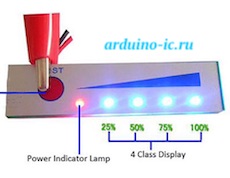 Индикатор емкости 4S 16.8V Li-ion (18650)